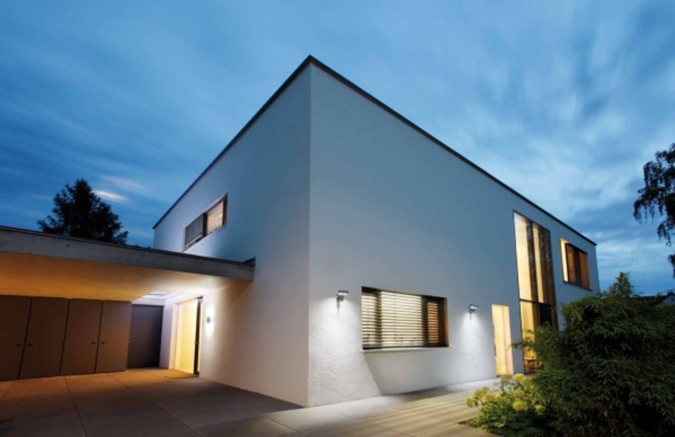 Aussenbeleuchtung bei Elektro Schaborak in Höpfingen
