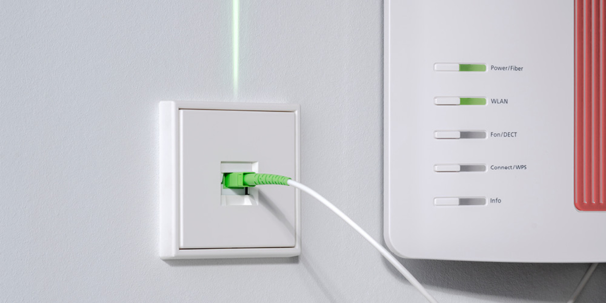 Die neuen Glasfaser-Anschlussdosen bei Elektro Schaborak GmbH & Co. KG in Höpfingen