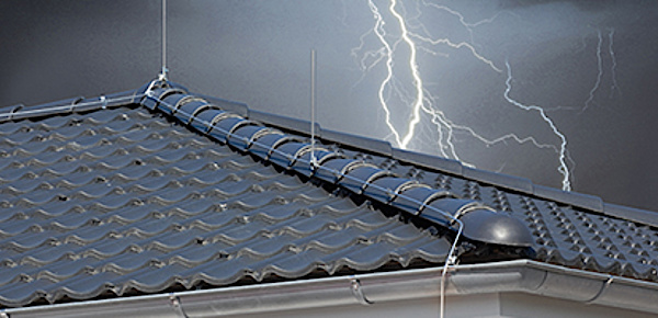 Äußerer Blitzschutz bei Elektro Schaborak in Höpfingen
